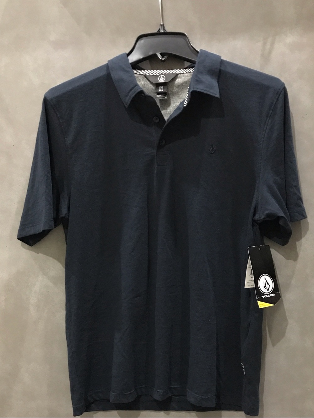 Volcom Navy Blue Polo Shirt